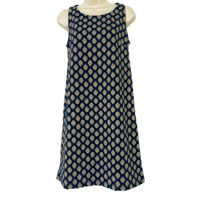 Banana Republic Dress XS Womens Blue Cutout Back Sleeveless Shift Extra Small - Image 1 of 4