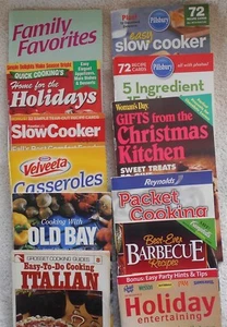 12 Assorted Cookbooks, Pillsbury-5 ingredient 15 Minute Recipes, Easy Slo - Picture 1 of 1