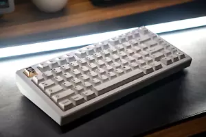 Custom Built 75% Mechanical Keyboard (Modern and Elegant, Creamy) READ DESC! - Picture 1 of 24