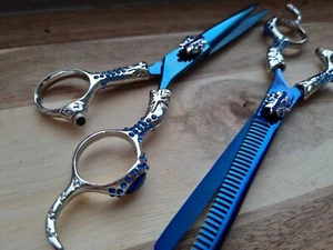 Kit de tijeras de peluquería profesionales japonesas premium antiguas | Kit de tijeras de corte de pelo - Imagen 1 de 7