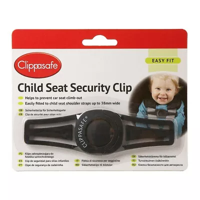 Clippasafe Child Car Seat Security Clip Kids Children Easy Fit Safety Belt • 6.95£