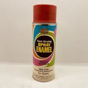 Vintage KMART Red - 3730 Paper Label Enamel Spray Paint Can - Picture 1 of 4