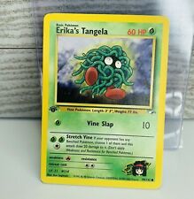 1st Edition Erika's Tangela 79/132 Gym Heroes Pokemon Card