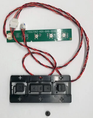VIZIO P75-C1 Power Switch Control Module Board W/Cable [ 715G7562-K01-000-004K ] - Image 1 of 4