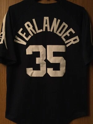 Justin Verlander #35 - Tigres de Detroit - Jersey azul - Majestuoso - M - Poliéster Foto 1 de 3