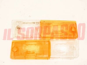 Plastic Front Lights Fiat Ritmo 105 125 TC Abarth Original Carello - Picture 1 of 2