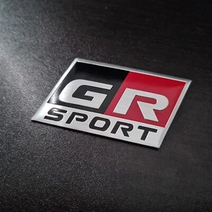 GR Badge Metal suitable for RAV4 CAMRY COROLLA SUPRA 86 ETC GR EMBLEM - Picture 1 of 2