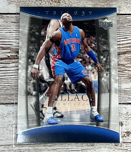 Tarjeta de baloncesto 2004-05 Upper Deck Trilogy Detroit Pistons #27 Ben Wallace - Imagen 1 de 2