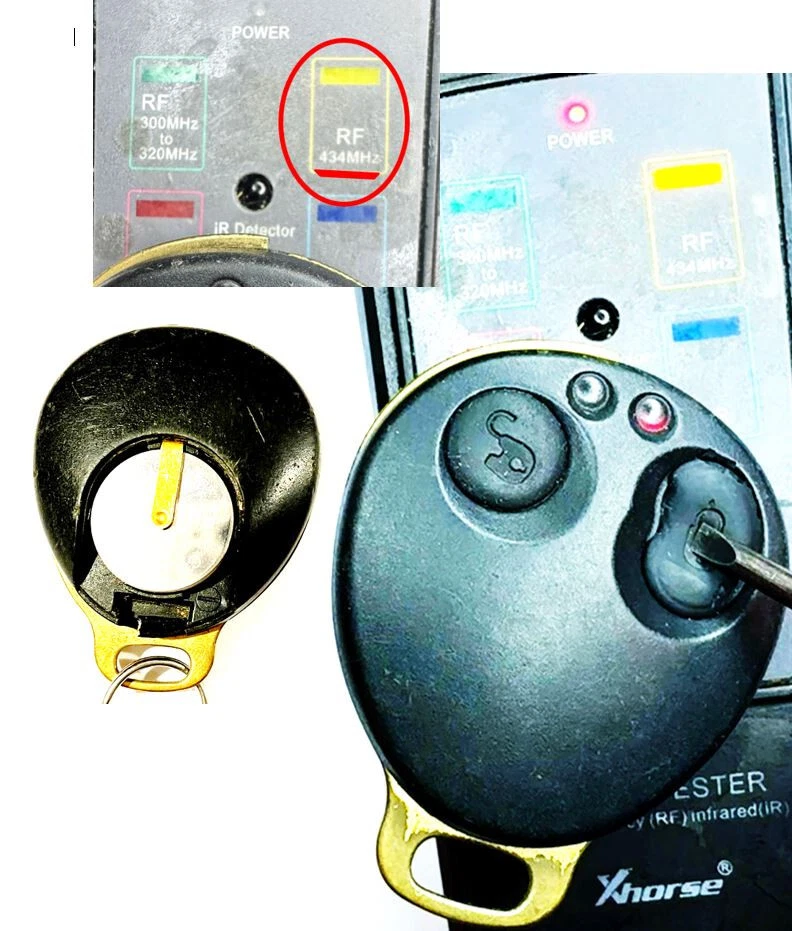 JAGUAR 95-97 OEM ENTRADA SIN LLAVE MANDO A DISTANCIA LLAVERO ALARMA 2 BOTONES COCHE SERIE X Foto 1 de 4