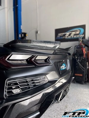 Carbon Fiber Z06 ZR1 2025+ Corvette Z06 E Mid Covers Engine Covers Chevrolet C8 - Image 1 of 4