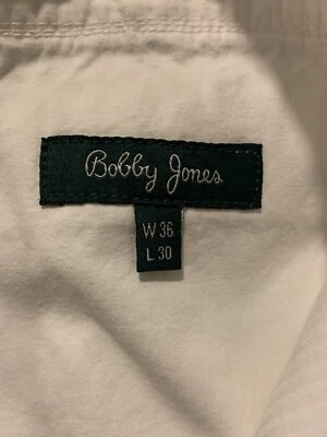 Bobby Jones Golf Pants Mens 36x30 White Pleated Straight Leg Dress Pants - Image 1 of 4
