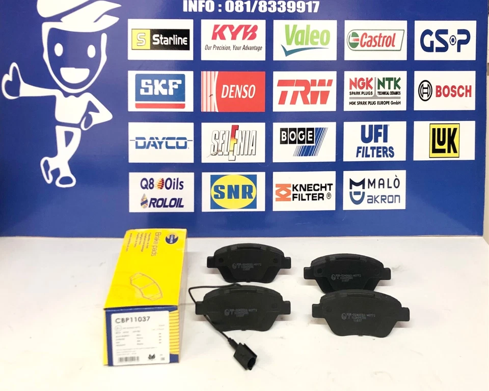 KIT PASTIGLIE FRENO ANTERIORE FIAT GRANDE PUNTO - Imagen 1 de 1