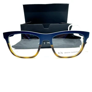 Armani Exchange AX3050 8246 Eyeglasses Frame Men's Matte Havana Full Rim H9648 - Picture 1 of 9