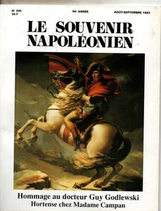 REVUE DU SOUVENIR NAPOLEONIEN N° 390 AOUT SEPTEMBRE 1993 - Foto 1 di 1