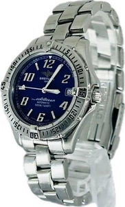 Reloj Breitling Colt Ocean A17350 azul marino 37,5 mm automático para hombre excelente A3491 - Imagen 1 de 13