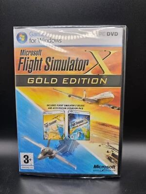 Flight Simulator X Gold Edition PC NEW Sealed FULL UK Version - Image 1 of 2
