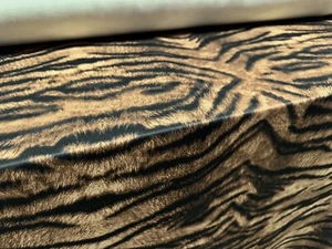 Scuba Stretch Double Jersey Dress Fabric, Per Metre - Tiger Animal Print - Picture 1 of 3