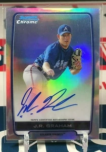 J.R. Graham 2012 Bowman Chrome Prospect Autograph Refractor #BCA-JRG /500 Braves - Picture 1 of 1