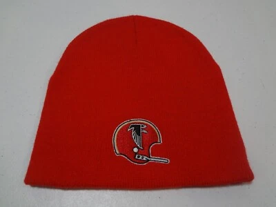 Boné gorro vintage NFL Atlanta Falcons capacete LOGOTIPO malha caveira chapéu Reebok NOVO SEM ETIQUETAS - Imagem 1 de 2