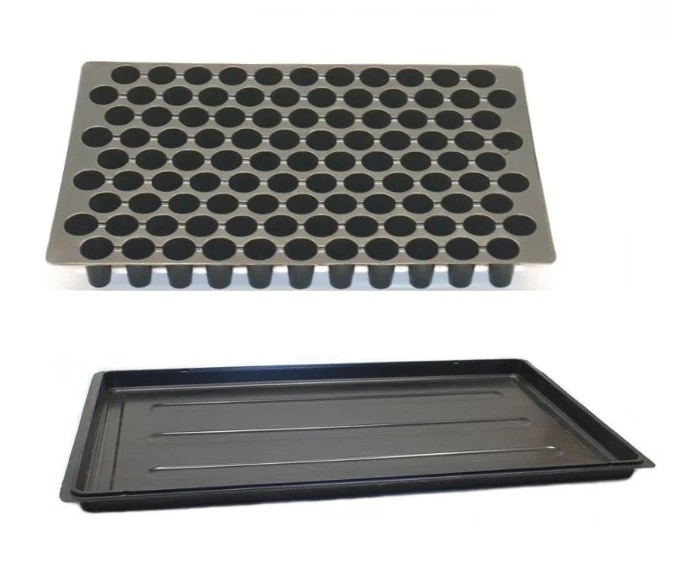 Anzuchtplatte Topfplatte 104 Töpfe Rund Multitopf Multitopfpalette Untersetzer - Bild 1 von 1