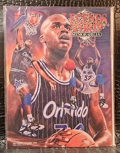 Shaquille O`Neal Legends Sept/Oct 1993 Orlando Magic Los Angeles Lakers HOF - Picture 1 of 6