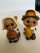 New ListingSquirrel Thanksgiving Salt & Pepper Shakers by Hallmark Mint