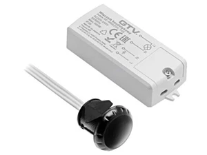 AE-WBEZDC-10S Interruttore touchless bipolare, con rilevatore di movimento 2m 110-240VAC GTV Po - Foto 1 di 1