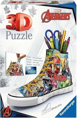NEW Ravensburger 108 Pieces Jigsaw Puzzle 3D Puzzle Sneaker Marvel  The Avengers - Image 1 of 3