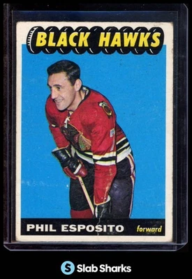 1965 TOPPS #116 PHIL ESPOSITO RC ROOKIE - Imagem 1 de 4