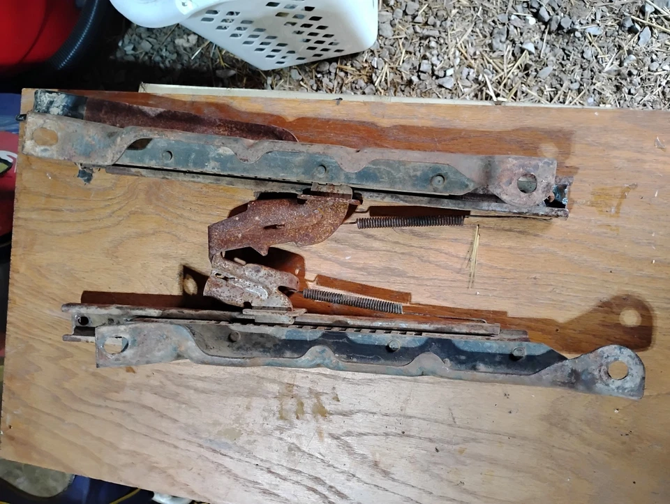 87-97 FORD OBS F150 F250 BRONCO F350 BANCO DELANTERO ASIENTO ORUGAS DESLIZANTES CON CABLE Foto 1 de 4