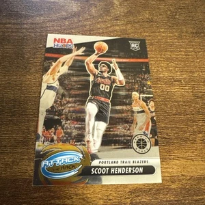 2023-24 Hoops Premium Stock Scoot Henderson Attack the Rack RC Silver Prizm #6 - Picture 1 of 5