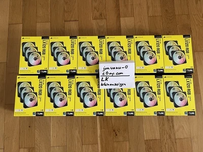 Neu Corsair iCUE LINK LX120 RGB Starter Kit – 3× 120mm Lüfter + Bridge +OVP - Bild 1 von 4