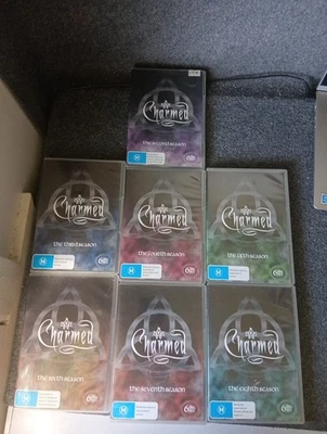 Charmed : The complete  Seasons  2,3,4,5,6,7,8 Dvds Region 4 Pre-owned GC - image 1 of 4