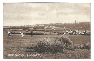 Postal DEVON - GOLF LINKS, WESTWARD HO nr BARNSTAPLE 1915 - Imagen 1 de 1