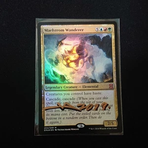 Maelstrom Wanderer Foil Signed Magic the Gathering Used - Picture 1 of 4