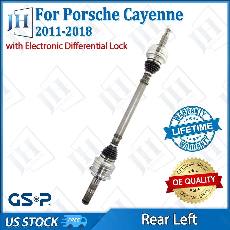 Eje CV conductor trasero izquierdo OE para Porsche Cayenne 2011 12 13 14 15 16 17 18 Foto 1 de 4