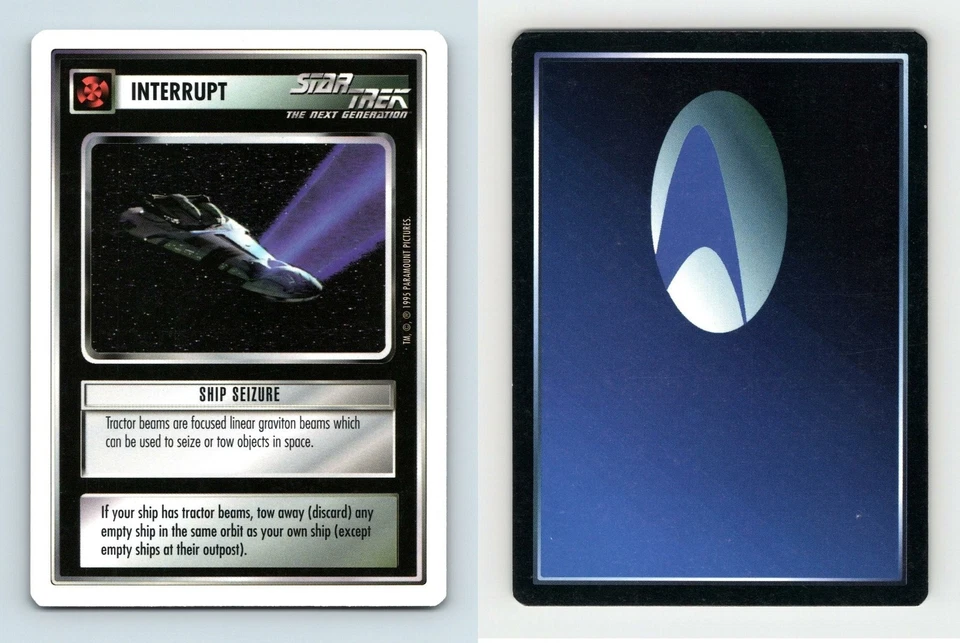 Ship Seizure - Star Trek Premiere Unlimited 1995 Common CCG Card - Image 1 of 1