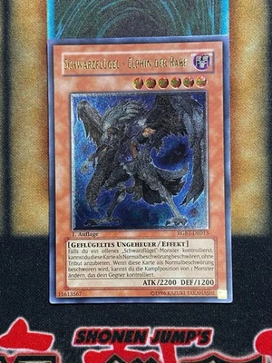 Yugioh Blackwing - Elphin The Raven RGBT-EN013 Ultimate Rare 1st Ed GERMAN NM - Image 1 of 2