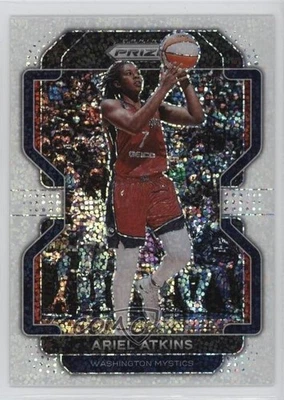 2022 Panini Prizm WNBA White Sparkle Prizm Ariel Atkins #129 - Image 1 of 2