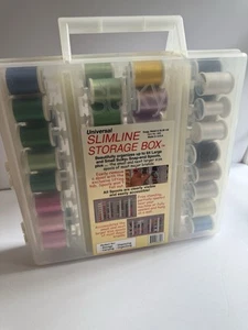 Sulky &Rayon Assorted Threads A Set Of 64 Slim Line Storage Box Set - Picture 1 of 12