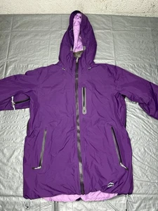 Cabela's XPG Gore-Tex Jacket Womens L Purple Fishing Rain Waterproof Outdoor - Picture 1 of 11