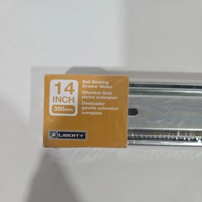 Liberty D80614c-zp-w 14-inch Ball Bearing Drawer Slides - Image 1 of 3
