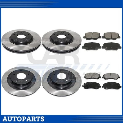 Rotores de freno delanteros traseros pastillas de freno para Mitsubishi Outlander Sport 2,0 L 2016-2019 Foto 1 de 4
