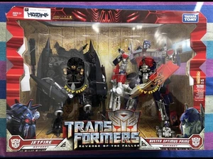 Transformers Revenge Of The Fallen Leader Optimus Prime & Jetfire Set Hasbro New - Picture 1 of 4