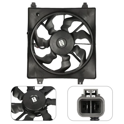 Front Cooling Fan For 2007-2009 Hyundai Santa Fe 674-50287 Foto 1 de 4