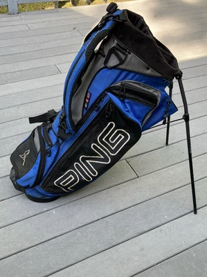 Bolsa de Transporte PING Hoofer Vantage Azul EE. UU. Soporte Doble Correa Divisor de 5 Vías + RC Foto 1 de 4