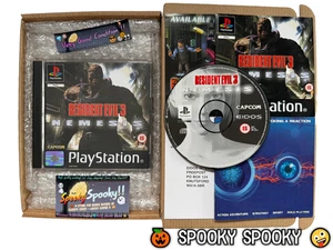 Resident Evil 3 Nemesis PS1 - UK PAL VGC CIB with 4 Inserts - Reg - Tracked - Picture 1 of 12