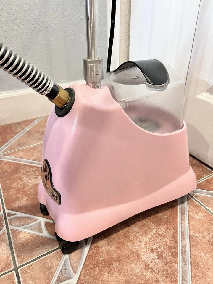 Jiffy Steamer J-2000 Jiffy Garment Steamer with Plastic Steam Head Pink Limited - Image 1 of 4