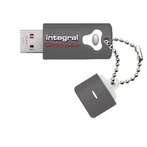 Integral Crypto Encrypted USB 3.0 8GB Flash Drive INFD8GCRY3.0197 - Picture 1 of 1