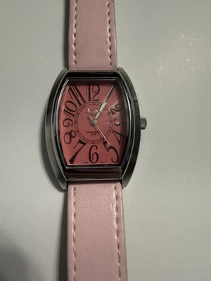 Activa Swiss Watch Pink Pat. #495494 New Battery - Image 1 of 4